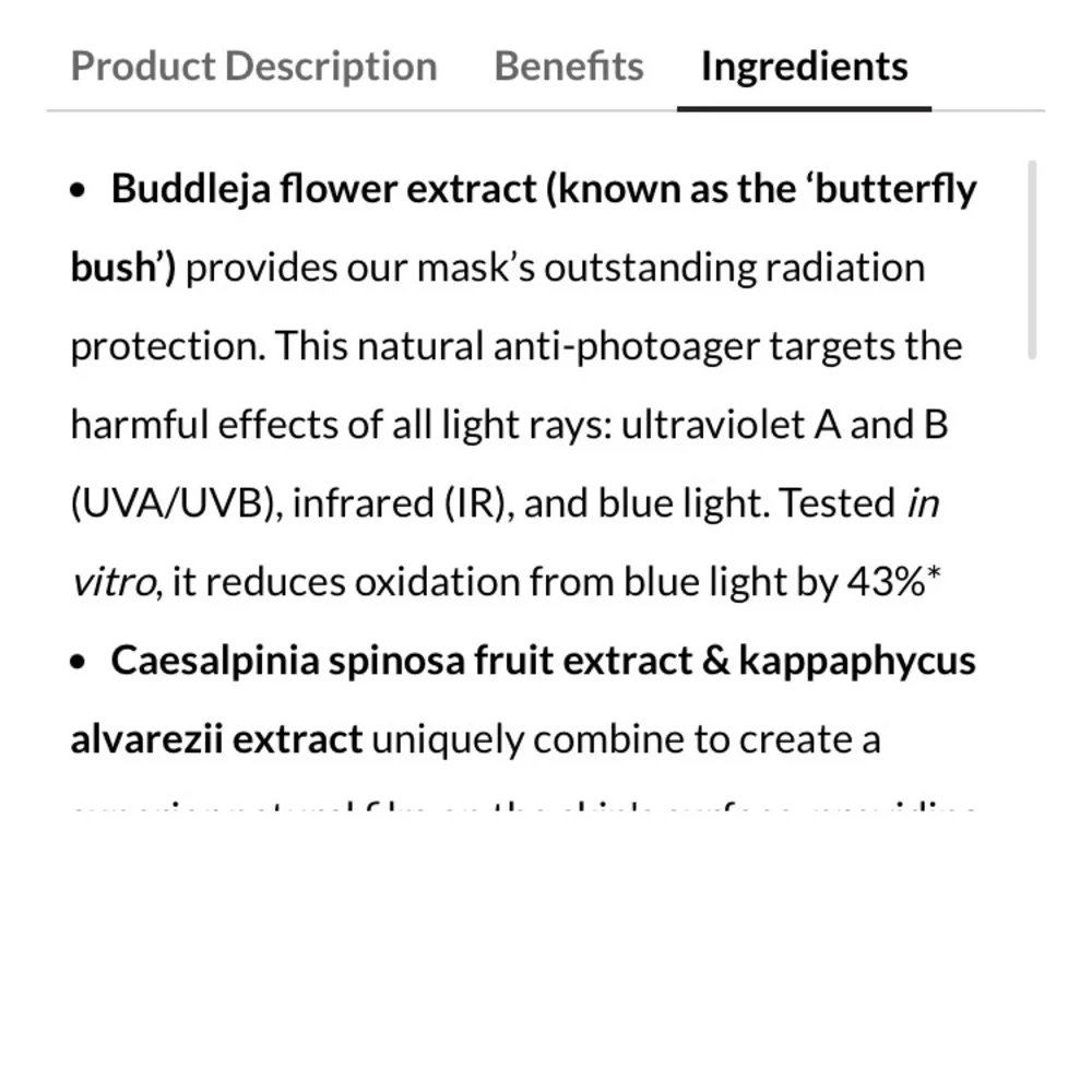 Pour Moi Botanical Reversal Mask - Blue Light Defender